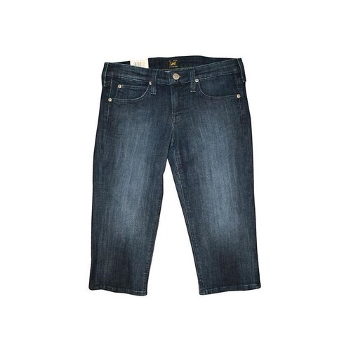 Lee Kratke hlače & Bermuda Capri L352EWNS Modra Cene