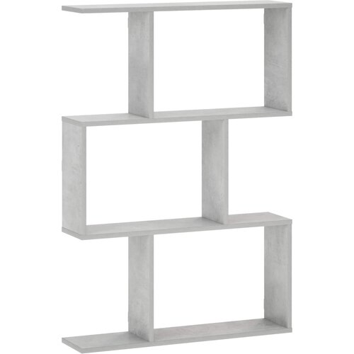  Zidna polica Betonska siva 72 x 17 x 105 cm prerađeno drvo Cijene