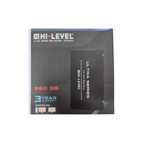 SSD HI-LEVEL 960GB 2,5&amp;Prime; SATA III 550-530MB/s Slike