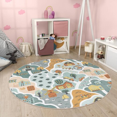 Mila Home Pralna otro&amp;scaron;ka igralna preproga &amp;oslash;100 cm Farmer&amp;#039;s Life &amp;ndash; Slike