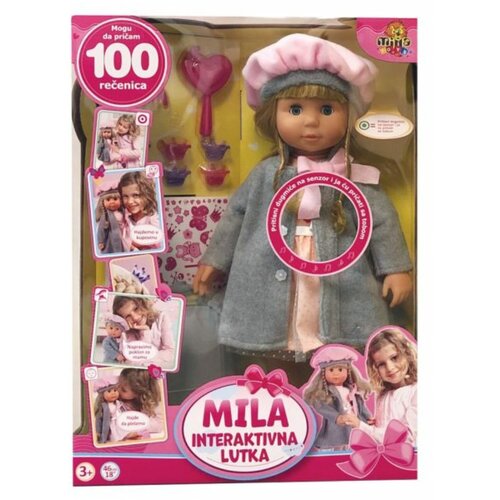 Milla Toys interaktivna lutka 100 rečenica Slike