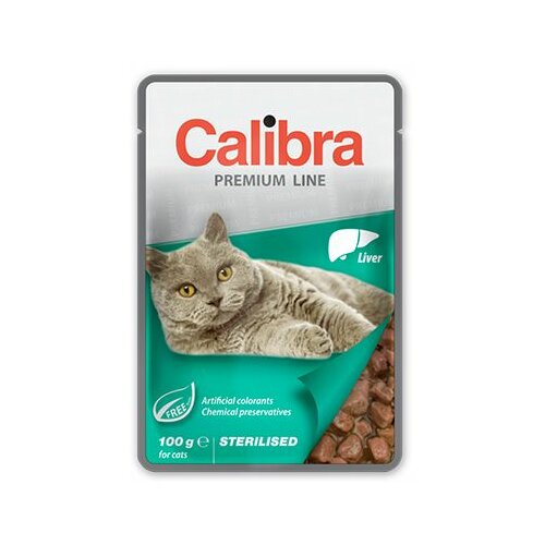 CALIBRA Cat Sterilised Kesica Džigerica, hrana za mačke 100g Slike