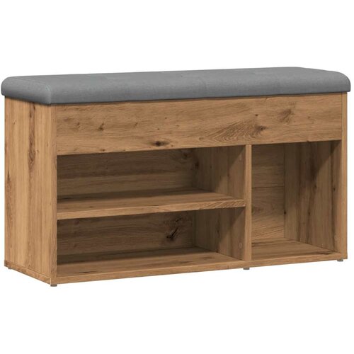 vidaXL Lavica za čevlje Artisan Oak 82x32x45,5 cm Inženirski les, (21828698) Cene