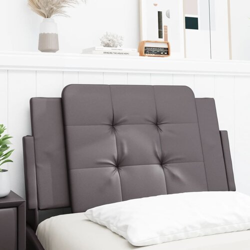  The Living Store Vzglavna stranica siva 90 cm umetno usnje - Vzglavna Stranica, (21500343) Slike