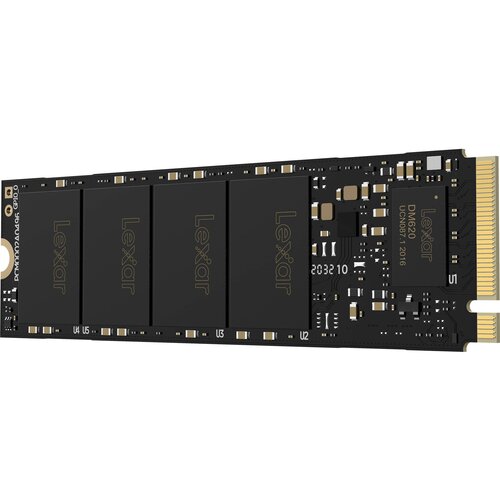 Lexar SSD disk 1 TB M.2 80mm PCI-e 3.0 x4 NVMe, 3D TLC, NM62 Slike