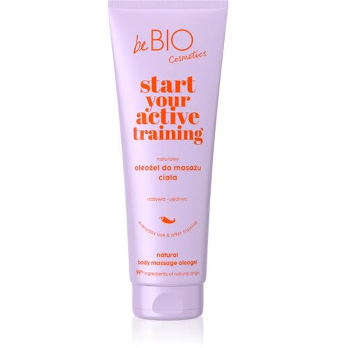 BeBIO Start Your Active Training regeneracijsko masažno olje 250 ml Slike