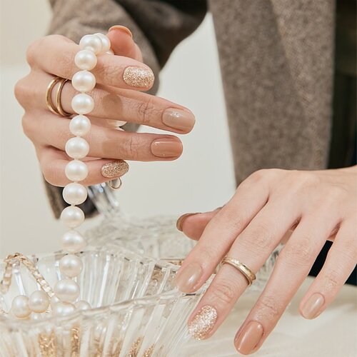 OHORA Gel Nail Sticker N Carmel nalepke za nohte odtenek ND-315 1 kos Slike