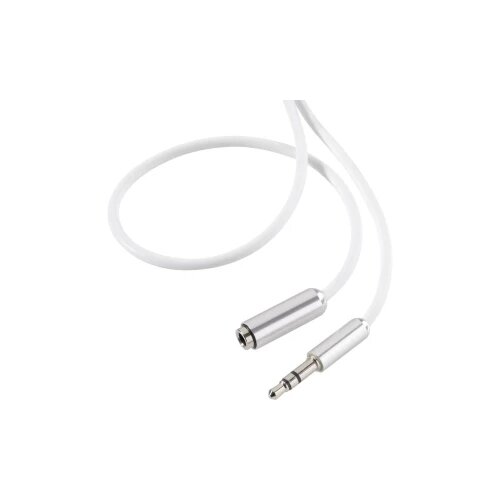 SpeaKa Professional JACK audio produžni kabel [1x JACK utikač 3.5 mm - 1x JACK utičnica 3.5 mm] 0.50 m bijeli SuperSoft Cijene