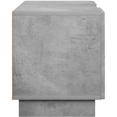  TV stalak 140 x 34,5 x 40 cm Betonska siva Konstruirano drvo Slike