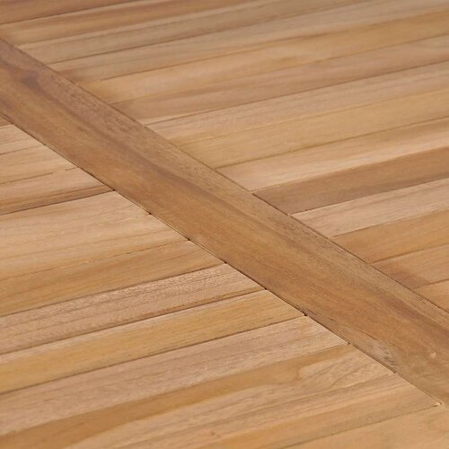  Vrtni stol 80 x 80 x 77 cm od masivne tikovine Slike