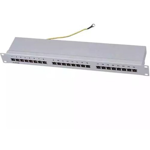 Netiks Patch panel 19/1U sa 24 RJ-45 STP kat. 6 Fully Shielded, Krone LSA, držač kablova sa zadnje Cene