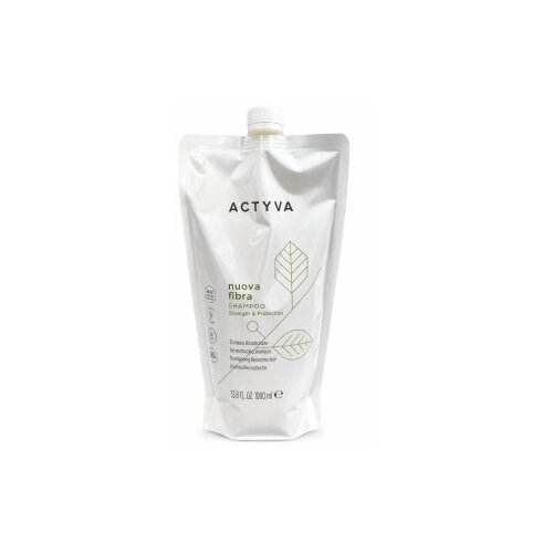Kemon Actyva Nuova Fibra Reconstructing Shampoo negovalni &amp;scaron;ampon za krepitev lasnih vlaken Refill 1000 ml Slike