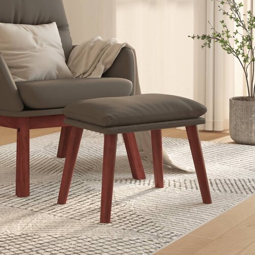  Tabure sivi 45x29,5x35 cm od umjetne kože Slike