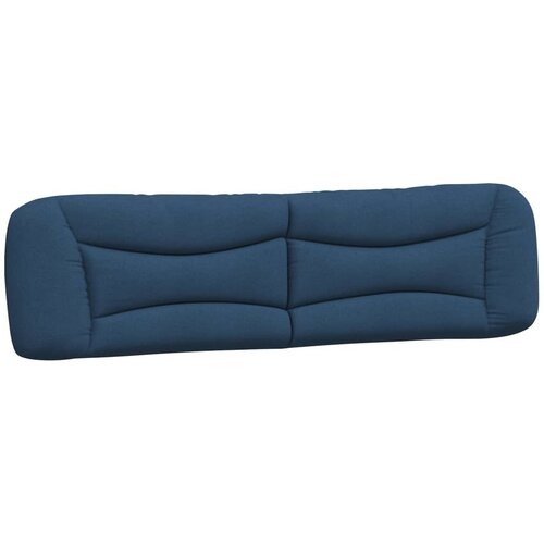 VidaXL Vzglavna stranica modra 200 cm blago, (21048533) Slike