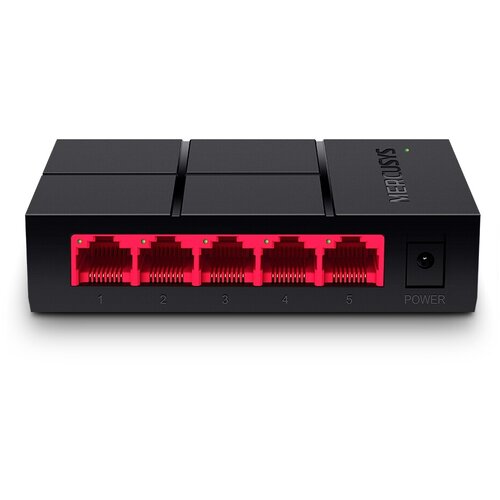 Mercusys Switch 5-port MS105G crno-crvena Slike