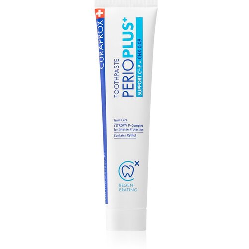 Curaprox Perio Plus+ Support 0.09 CHX pasta za zube protiv krvarenja desni i paradentoze 75 ml Slike