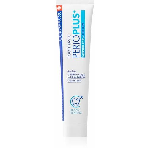 Curaprox Perio Plus+ Support 0.09 CHX pasta za zube protiv krvarenja desni i paradentoze 75 ml