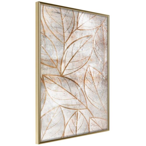  Poster - Copper Leaves 40x60 Slike