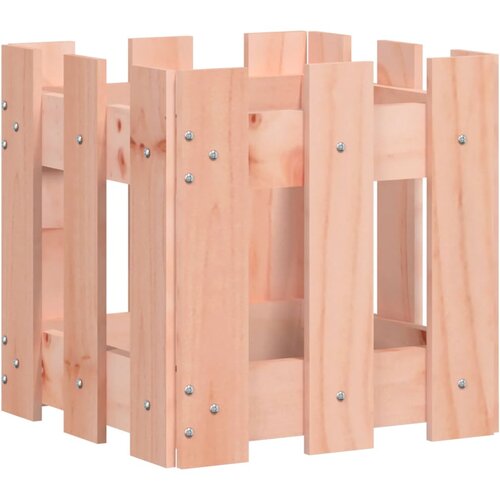 Maison Chic Vrtno korito - Greda - Cvetlični Lonec z ograjico 30x30x30 cm trden les douglas, (21790221) Cene