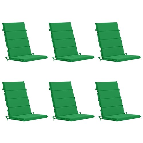  Jastuk za stolac s visokim naslonom GEMERT 6 kom. - Zelena Visoki naslon za jastuk (poliester) 6 Slike