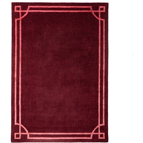 Flair Rugs Bordo ručno rađen vunen tepih 120x170 cm Gatsby – Cijene