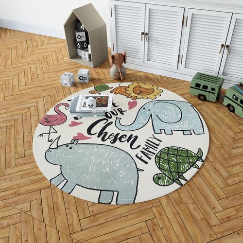 Conceptum Hypnose Woopamuk103 white rug (120 x 120) Slike