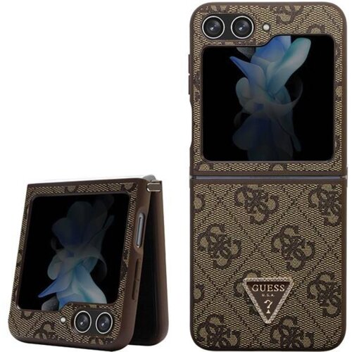Guess GUHCZF5P4TDPW ovitek Samsung Galaxy Z Flip 5 F731 - rjav Cene