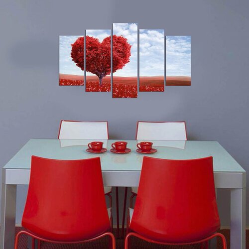 Wallity Set Slika 5PMX-001, 5 Delova Cene