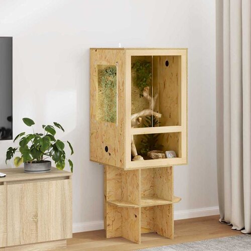  Terarij Smeđa 50 x 50 x 80 cm OSB Cene