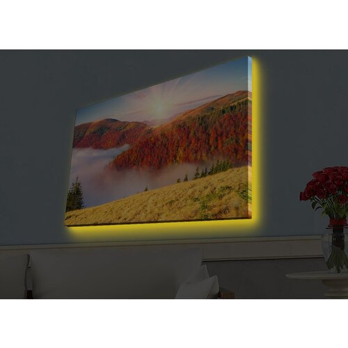 Wallity Slika sa LED osvetljenjem 4570HDACT-084, 45x70 cm Cene