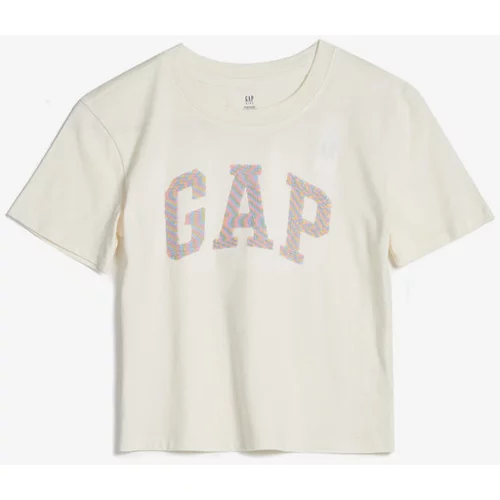 GAP Interactive Logo otroška majica Bela