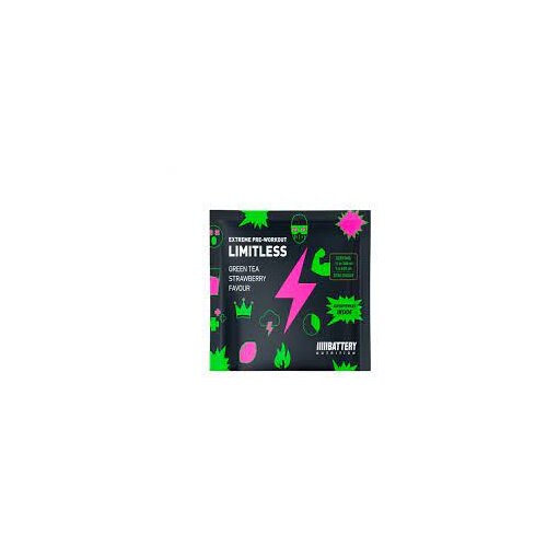 Battery Nutrition BATTERY LIMITLESS EXTREME PRE-WORKOUT zeleni čaj-jagoda, 18g Slike