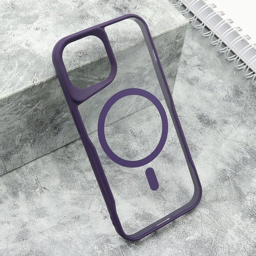 Maska grip guard magsafe za iphone 15/ ljubičasta Slike
