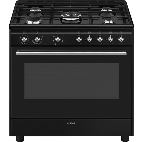 Smeg CX91GMBL štedilnik s plinskim kuhališčem Cene