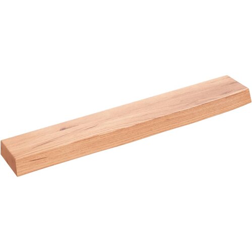  Zidna polica svjetlosmeđa 60 x 10 x 4 cm od obrađene hrastovine Slike
