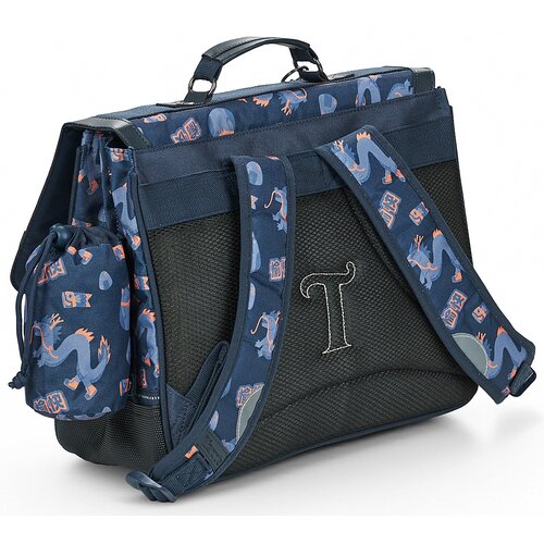 Tann&amp;#039;s &amp;Scaron;olska torba ADAM CARTABLE 38CM POCHE GOURDE Večbarvna Slike