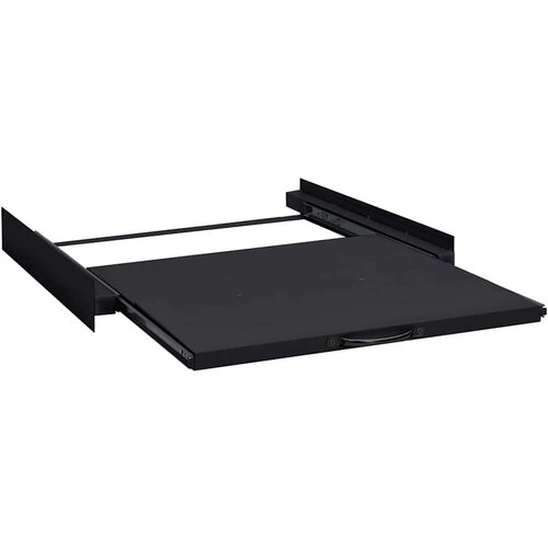  Polica za Pranje Rublja Crna 60 x 60 x 8 cm Čelik Slike