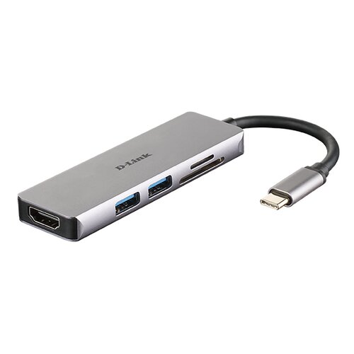 D-link DUB-M530 5-u-1 USB-C Hub sa HDMI i SD/microSD čitačem kartica Slike