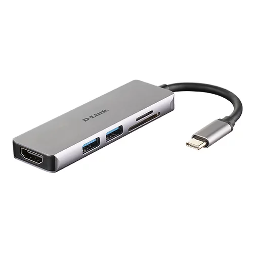 D-link DUB-M530 5-u-1 USB-C Hub sa HDMI i SD/microSD čitačem kartica