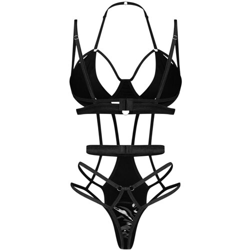 Obsessive Keira Lise Teddy Black L/XL Slike