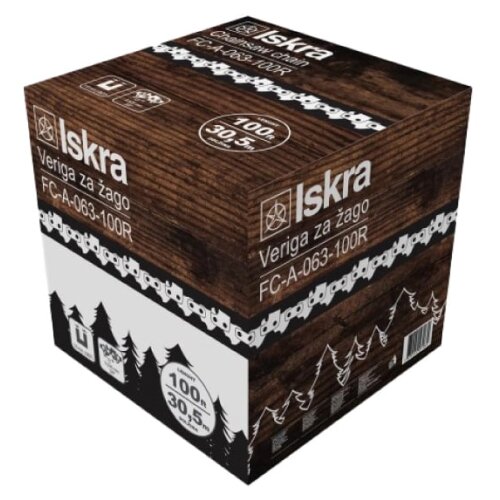 AHAC (Iskra) Lanac za testeru u rolni 1.6mm 9.525mm FC-A-063-100R Cene