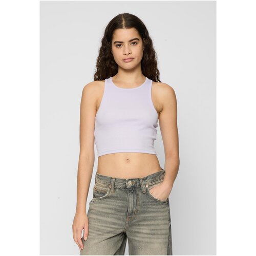 Urban Classics Women&amp;#039;s Cropped Rib Top 2-Pack Softseagrass+Lilac Slike