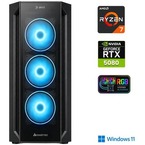 ANNI gaming namizni računalnik Gamer R7 Ryzen 7 7700X/32GB/2TB SSD/Windows 11 Home/RTX 5080 Cene