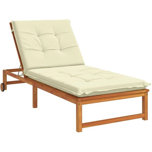  Jastučić za ležaljku GEMERT 100% poliester Krem 190 x 90 x 9 cm - Krem 190 x 90 x 9 cm Poliester Slike