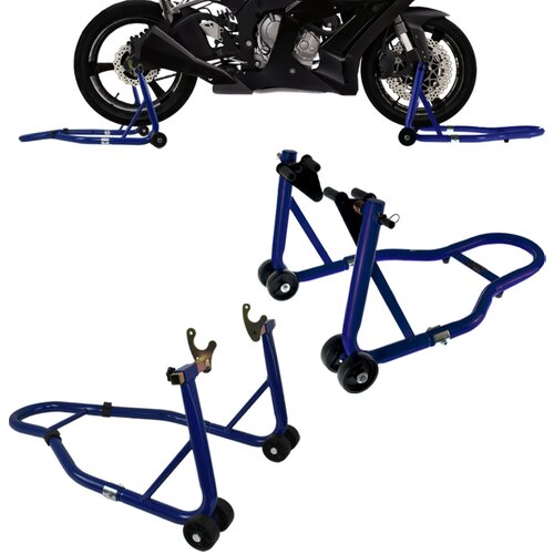 Shumee Set motornih dvigal Bituxx, modro sprednje in zadnje stojalo za motor, komplet, (21227919) Cene