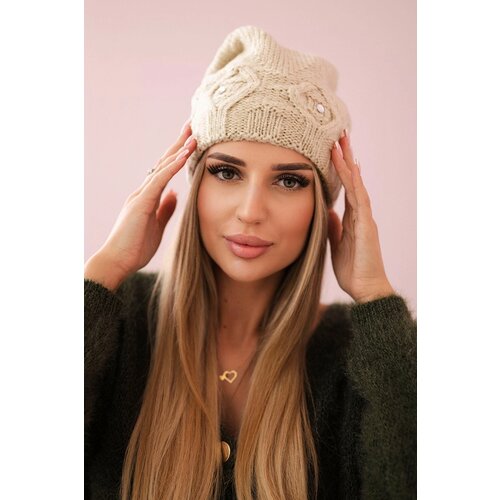 Kesi Women&amp;#039;s cap Ramona K383 light beige Slike