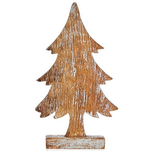  Vianočn&amp;yacute; stromček Krist+ Rjava Srebrna Srebro Les 5 x 31 x 15 cm Slike