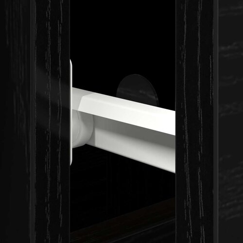  Strana s vratima i ladicama Crna hrastovina 101 5x35x70 cm Slike