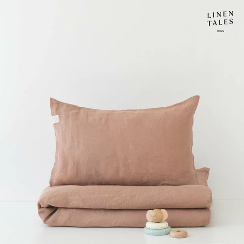 Linen Tales Lanena otroška posteljnina za otroško posteljico 100x140 cm – Linen Tales