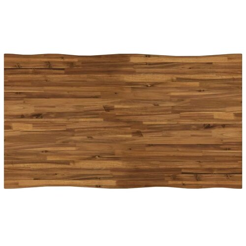  120 x 90 x 75 cm Čvrsto drvo akacije Prirodna i kava Pravokutni - Prirodno kava 120 x 90 x 75 cm Živi rub Slike